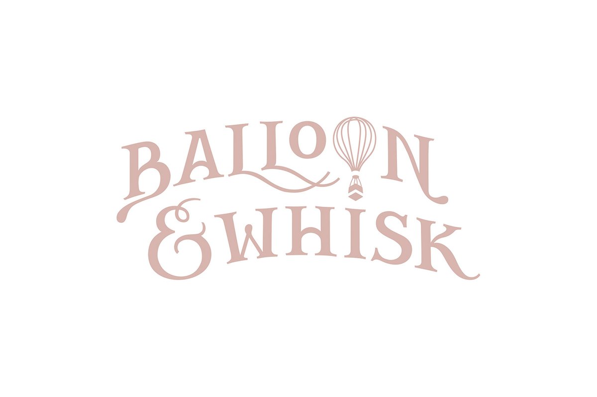 蛋糕店（食品）品牌vi設計—Balloon and Whisk 插圖賞析，vi設計，視覺形象vi設計，食品vi設計，包裝設計，蛋糕店品牌vi設計，vi品牌策劃，深圳vi設計，左右格局