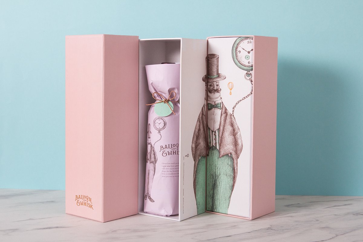 蛋糕店（食品）品牌vi設計—Balloon and Whisk 插圖賞析，vi設計，視覺形象vi設計，食品vi設計，包裝設計，蛋糕店品牌vi設計，vi品牌策劃，深圳vi設計，左右格局