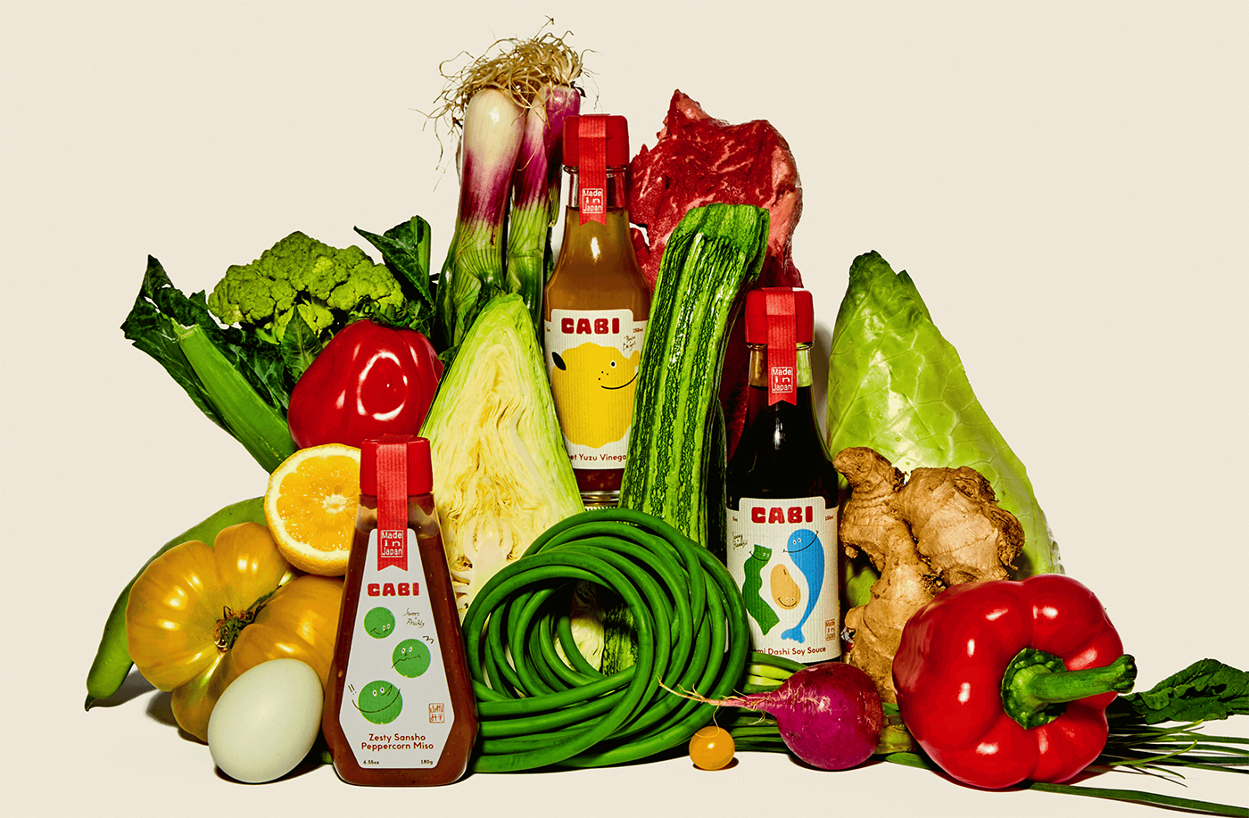 日本調味品品牌Cabi的品牌包裝設計希望您回到廚房享受一點樂趣